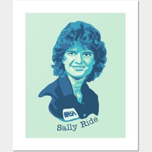 Sally Ride Portrait Posters and Art